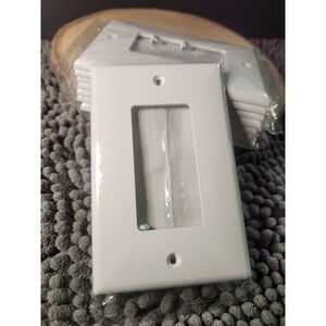 Lot Of 8~Hyper‎ Tough-Oversized Single Rocker Wall Plate (White)~NEW IN PACKAGE